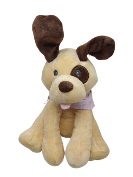 Pelúcia Cachorrinho Com Som 30 cm De Altura Toca Música