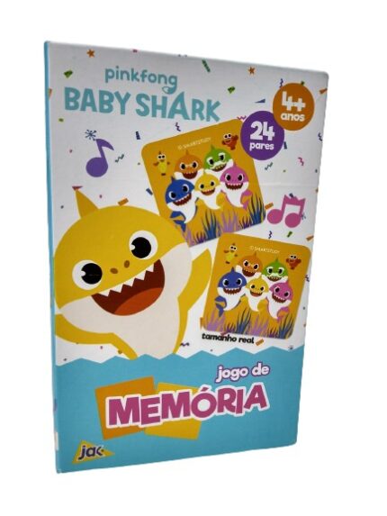 Jogo da Memória Baby Shark 24 Pares Toyster