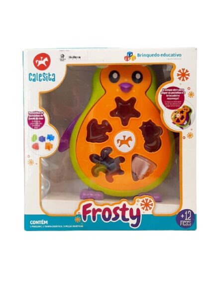 Brinquedo Educativo Pinguim  Frosty  Calesita