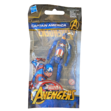 Mini Boneco Capitão América Vingadores Edição de Colecionador