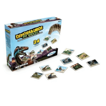 Jogo da Memória Dinossauros do Brasil Xalingo