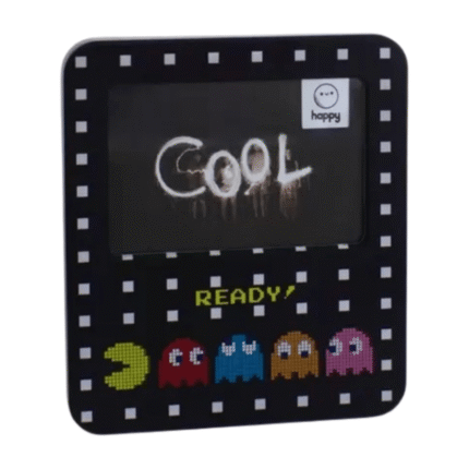 Luminária Porta Retrato Pac Man 22 cm de Altura Happy