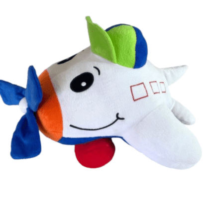 Pelúcia Avião Grande 45cm Cortex