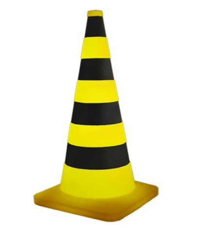 Luminária Abajur Temático Cone de Trânsito Usare