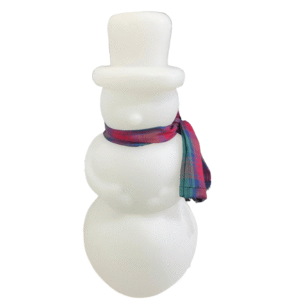 Luminária Abajur de Mesa Boneco de Neve Usare