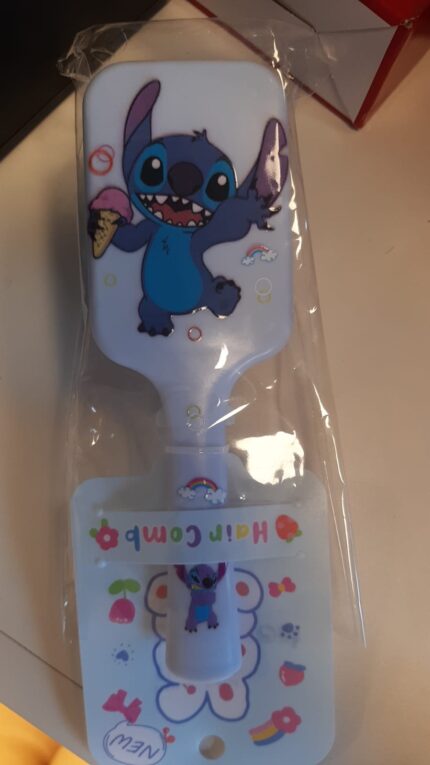 ESCOVA DE CABELO RETANGULAR - STITCH