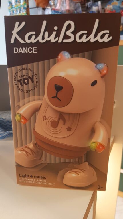 BRINQUEDO - CAPIVARA DANÇARINO COM SOM E LUZ