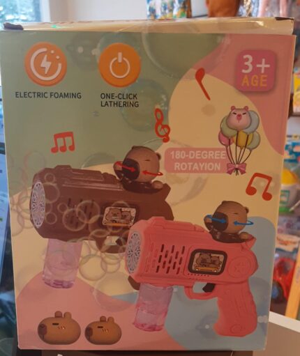 BRINQUEDO - LANÇA BOLHAS CAPIVARA