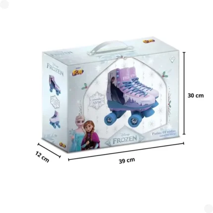 F0165-7 FROZEN   PATINS 04 RODAS TAMANHO 35/36