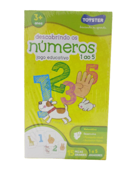 Descobrindo os números de 01 a 05 jogo educativo 2036 Toyster