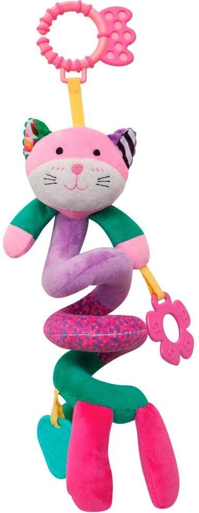 Pelúcia De Atividades Gatinho Mola Happy Zoo Buba