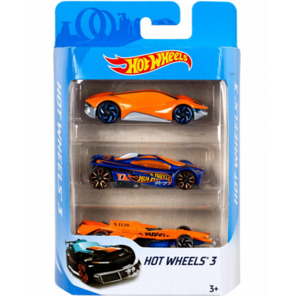 HOT WHEELS PACOTE COM 3 CARROS 1:64 SORTIMENTO