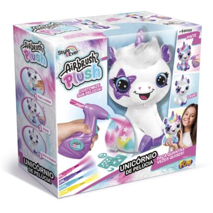 FUN PELUCIA UNICORNIO PARA PINTAR AIRBRUSH