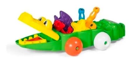 Jacaré de Praia Calesita Tateti Cores Variadas