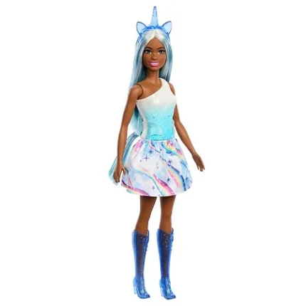 MATHRR14 BARBIE UNICORNIO SAIA DE SONHO AZUL