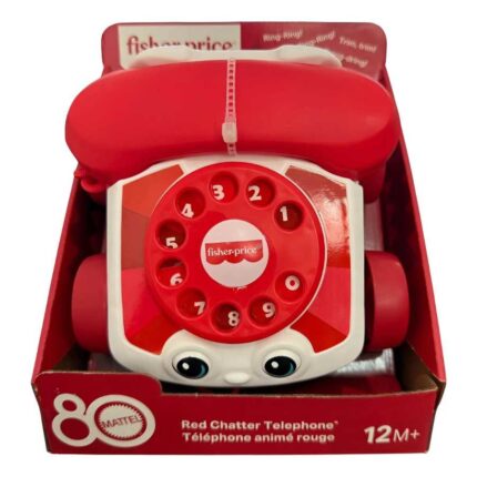 JGG97 FISHER PRICE TELEFONE FALANTE VERMELHO