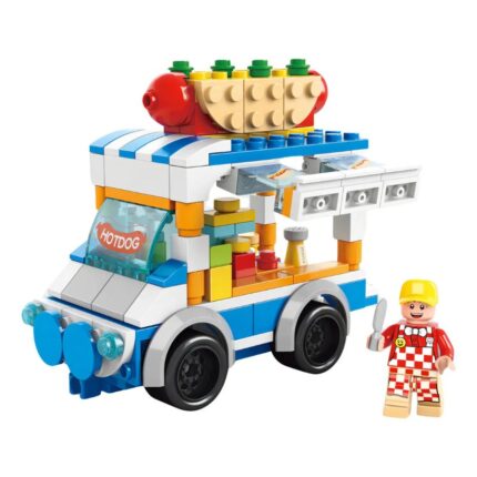 BLOCOS DE MONTAR CARRINHO DE HOTDOGS - 167 PECAS